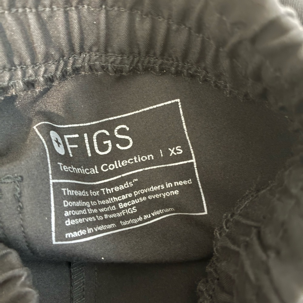 Figs Black Uman Jogger Scrub Pants Women’s Size XS - Picture 3 of 8